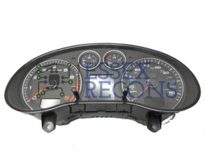 AUDI RS3 2.5 DASHBOARD INSTRUMENT CLUSTER - PART NO: 8P0920982E / 8P09209981B