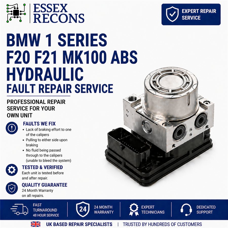 BMW 1 Series F20 F21 MK100 ABS hydraulic fault repair service